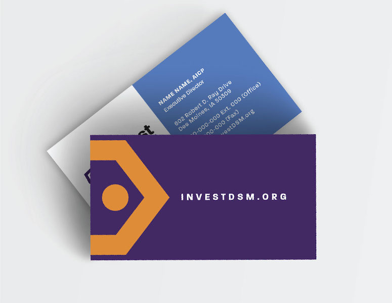 Invest DSM business cards