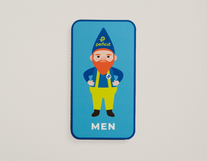 Perficut Environmental Design Bathroom Gnome Men
