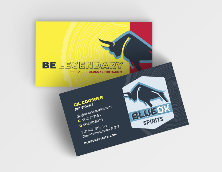 Blue Ox Business Cards