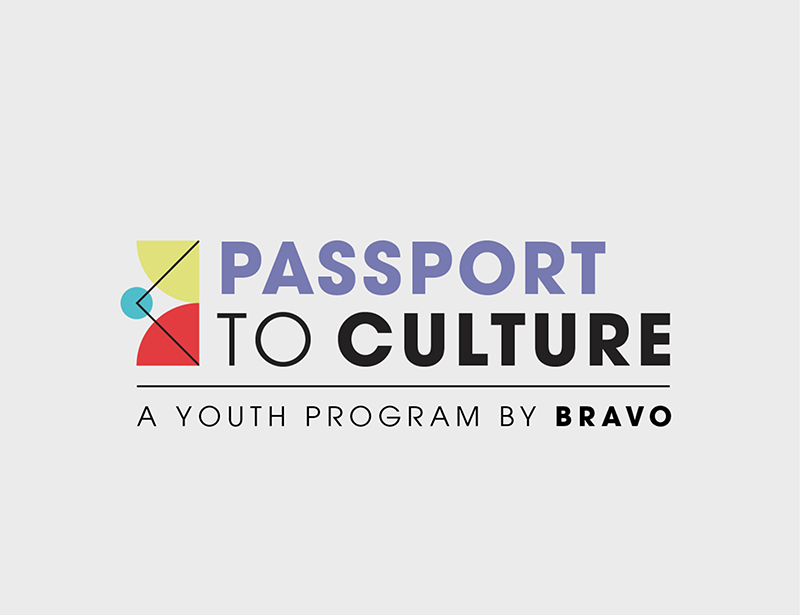 Passport To Culture, A Youth Program By Bravo, Logo