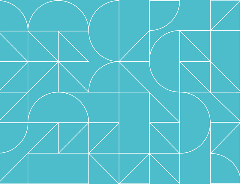 Bravo Brand Pattern with interlocking geometric shapes